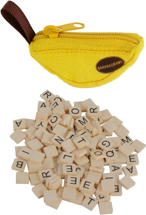 World's Smallest Bananagrams - Family Word Game - includes: 1 Banana Pouch, 144 Tiles. Recommended for ages 8 and up...