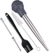 Turkey Baster with Cleaning Brush &BBQ Brush&Marinade Needles, Baster Syringe for Cooking, Stainless Steel Turkey Baster with Silicone Bulb, Baste...