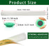 Magnetic Board Frameless Stainless Iron Strips, Magnetic Strips with Adhesive Backing Magnet Board Magnetic Bulletin Bar Board Memo Board with 7 P...