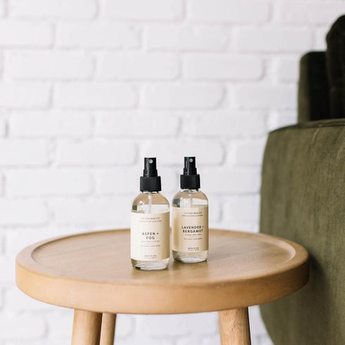 Calyan Wax Co. Lavender & Bergamot Natural Room Spray Infused with Essential Oils, Air Freshener Spray & Aromatic Mist in Non-Aerosal Spray Bottle...