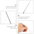 8pcs Dissection Needle Stainless Steel Single End Probe Lab Bio Experiment Dissection Tools for Medical Students and Veterinary...