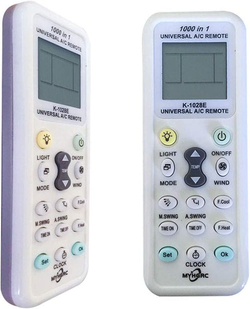 K-1028E Universal Air Conditioner A/C Remote Control for Haier, Hitachi, Panasonic, LG, Sharp, Gree, Midea, Bosch, Toshiba, Sanyo Air Conditioner ...