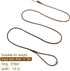 Genuine Leather Dog Leash, 6Ft Super Thin and Lightweight Dog Leash, Soft and Slim Pet Leashes for Puppies and Cats Less Than 15lb...