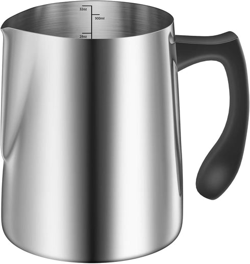 Candle Making Pouring Pot, 32oz Stainless Steel Wax Melting Pot with Heat-Resistant Handle, Double Boiler Candle Making Pitcher with Dripless Pour...
