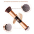 Face Foundation Brush, 2in1 Double Ended Makeup Brushes, Blush Brush, Loose Powder Brush for Blending Liquid Powder, Concealer Cream Cosmetics Mak...