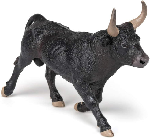 Papo -Hand-Painted - Figurine -Farmyard Friends -Camargue Bull -51182 - Collectible - for Children - Suitable for Boys and Girls - from 3 Years Ol...
