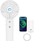 HandFan 5200mAh Portable Handheld Fan, Foldable Personal Fan, Battery Operated Rechargeable Fan, Portable Charger Design, 3 Speeds,5-20H Working T...