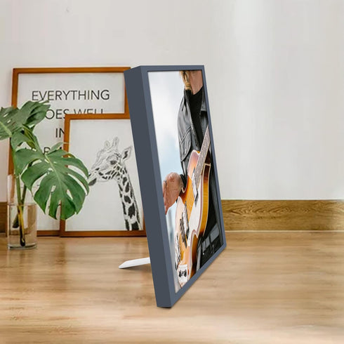 4 Pcs Aluminium Alloy Picture Frame Easel Back Photo Frame Easel Stand with Screws and Screwdriver...