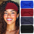 Woeoe Headbands for Women, Wide Headband for Women, Stretchy Workout Hair Bands, 4-Pack, Black, Bow Style...