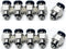 Pneumatic PC1/8-U10 Male Straight Air Hose Connectors 1/8" Tube OD x 10-32 Inch UNF Thread Push to Connect Fittings (Pack of 10)...