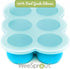 WeeSprout Silicone Freezer Tray with Clip on Lid Perfect Food Storage Container for Homemade Baby Food, Vegetable, Fruit Purees, and Breast Milk (...