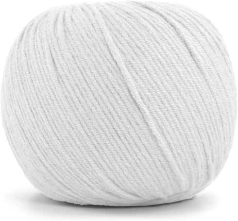Círculo La Belle Yarn - 60% Cotton 40% Acrylic Blended yarn - Worsted - 213 yds, 3.5 oz (Pack of 1 ball) - Color 8001......