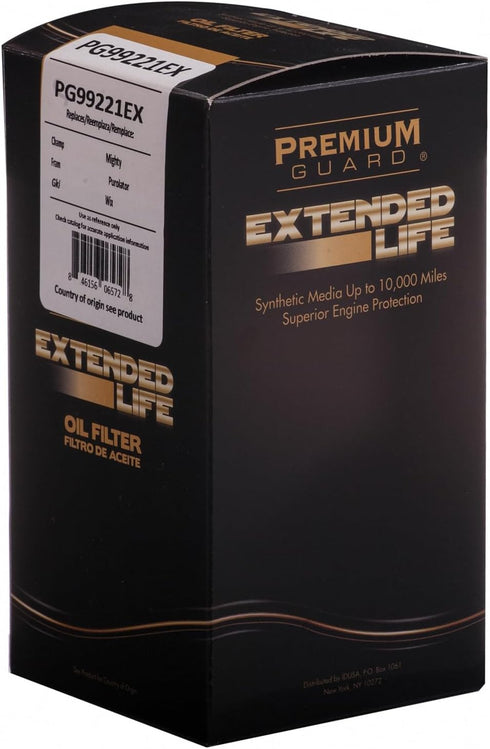 Premium Guard Extended Life Oil Filter up to 10k Miles PG99221EX | Fits 2019-2025 Mercedes-Benz G63 AMG, 2016-2024 G550, 2020-2025 GLS580, 2021-20...