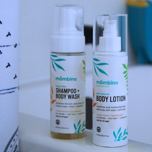 Mambino Organics Daily Essential Face And Body Lotion, Coconut + Primrose, 5 Fluid Ounces...