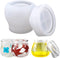 Resin Mold Bottle, Pudding Jar with Lid Silicone Mold for DIY Craft Epoxy Resin Casting, Jewelry Box, Candy Snacks Storage Container,Candle Holder...