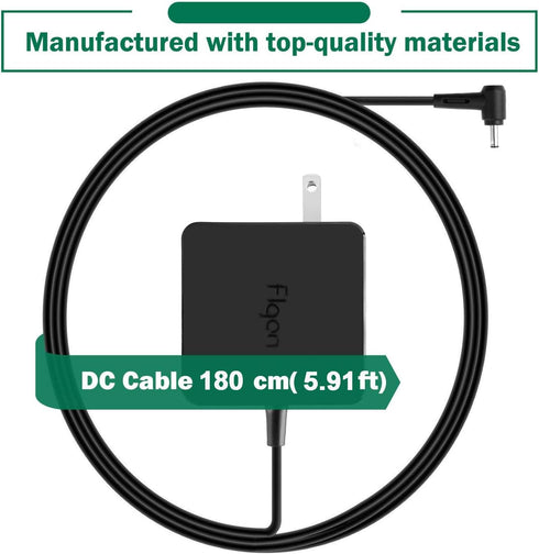 45W 19V 2.37A Laptop Charger for Asus E510 E406M E410M L510MA L510KA TM420I M712D S512D S413D UX431 UX434 R424D UX462 Q407I R409J f515ja f515ea m5...