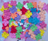 100 Pcs Patch Hydrangeas Flowers 25x25mm Mulberry Paper Flowers Scrapbooking Wedding DIY Craft Supplies Card. (10 Colos)...