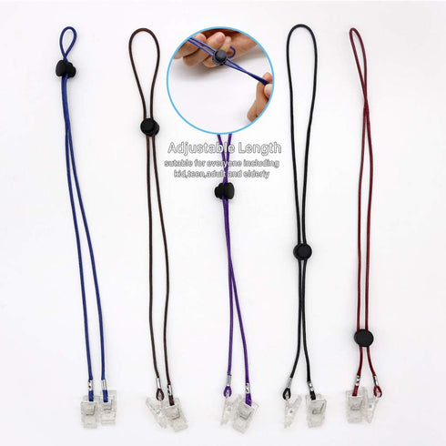 5 Pieces Adjustable Flexible Bib Holder Clips for Napkin, 5 Colors...