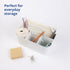 BLUE GINKGO Multipurpose Caddy Organizer - Stackable Plastic Caddy with Handle | Desk, Makeup, Dorm Caddy, Classroom Art Organizers (Made in Korea...