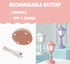 Small Table Lamp for Bedroom, End Table Lamp for Nightstand, Retro Lamp – Dimmable and Portable. USB Fast Rechargeable. Desk Reading Lamp for Kids...