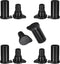 Solar Connector Caps, IP67 Solar Panel Connector Cap Weather Resistant Dust Male and Female Cap for MC-4 Solar Connectors (5 Pairs)...