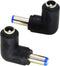 zdyCGTime 90 Degree Angle DC5.5x2.1mm Male to Female Adapter 5 Volt DC Barrel Power Jack Charging Cable Connector for Tablet (DC5.5x2.1mm)(2pack)...