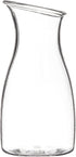 Carlisle FoodService Products 7090007 Cascata Carafe Juice Jar Beverage Decanter Only, Plastic, .25 L, Clear, 1 Count (Pack of 1)...