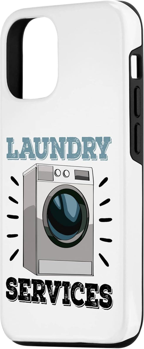 iPhone 12/12 Pro Laundry Services Mechanic Funny Women Washing Machine Case...