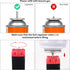 Sondiko Butane Torch Lighter, Refillable Long Lighter, Jet Flame Windproof Lighter with Adjustable Flame, 360° Flexible Neck for Candle, Cooking, ...