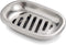 IMEEA Silver Soap Dish SUS304 Stainless Steel Brushed Soap Dish with Drain Bathroom Soap Holder...