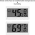 Digital Thermometer Indoor Hygrometer Room Temperature Monitor Humidity Gauge with Big Screen Stand Wall Hanging Magnet Greenhouse House Kitchen C...