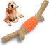 SCHITEC Dog Chew Toy for Aggressive Chewers, Tough Big Nylon & Rubber Teething Stick with Real Maple Wood Flavor for Large Medium Breed...