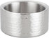Winco Double Wall Wine Coaster, Satin Finish, Hammered, 5" Diameter, Silver...