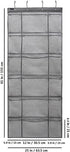 Over The Door Hanging Shoe Rack Organizer 18 Pockets Organizer with 6 Extra Large Mesh Pockets for Shoe Holder Storage (18 Pockets)...