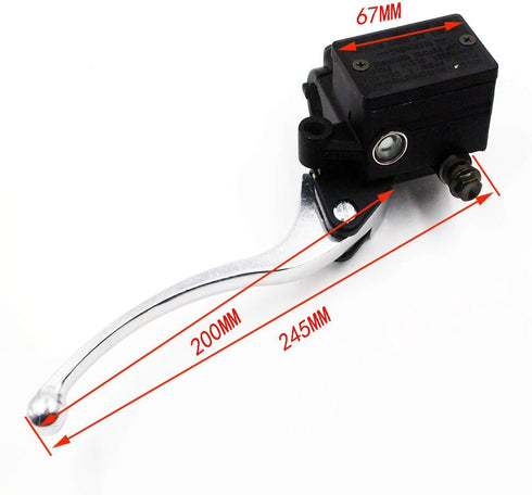 Front Brake Master Cylinder for Yamaha ATV Banshee Big Bear Grizzly Kodiak Raptor Timberwolf Wolverine YFZ450...