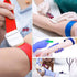 5 Pack Tourniquets for Blood Drawing, Adjustable Tourniquets Medical Emergency First Aid Quick Release Outdoor Elastic Strap Buckle Band & Phlebot...