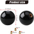 Pack-1 Car Spherical Shift Knob, Round 8 Ball Billiard Car Shift Knob with Adapters, Car Modification Gear Lever Kit, Universal for Most Cars, Tru...