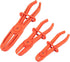 Juvale 3-Pack Hose Pinch Off Pliers - Fuel Line Clamp Tool for Automotive Brake, Radiator and Coolant (Red, 3 Sizes)...
