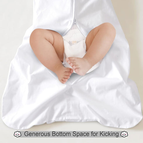 david's kids 100% Cotton Baby Sleep Sack 0-6 Months, Soft Baby Wearable Blankets with 2-Way Zipper, 2 Pack Comfy Sleeping Bags for Infant Newborn ...