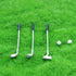 jojofuny 1 Set of Dollhouse Golfing Club, Miniature Golf Club Balls Set, Miniature Golf Clubs, Mini Golf Club Model Toys, for 1:12 Scale Dollhouse...