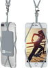 Gear Beast Cell Phone Lanyard - Universal Neck Phone Holder w/Card Pocket and Silicone Neck Strap - Compatible with Most Smartphones, Harbor Mist...