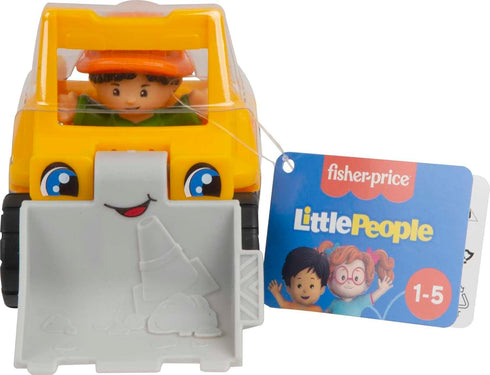 Little People Toddler Construction Toy Bulldozer Vehicle & Worker Figure for Pretend Play Ages 1+ Years...