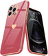 Teageo for iPhone 12 Pro Max Case for Women Girl, Cute Love-Heart Luxury Bling Soft Back Cover, Raised Camera Protection Bumper, Silicone Shockpro...