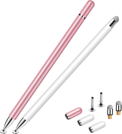 Stylus for iPad (2 Pcs), StylusHome Magnetic Disc Universal Stylus Pens Touch Screens for Apple/iPhone/Ipad pro/Mini/Air/Android/Microsoft/Surface...