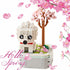 Dog Building Decoration Set Flower Bouquet Blocks- Mini Blocks Arts and Crafts for Kids Ages 6-12+, Home Decor Gifts for Him and Her, Adults(217 P...