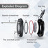 Waterproof Airtag Holder Keychain Case,HonShoop Screw Full Cover Protective Air Tag Compatible for Apple AirTag Key Ring (Black B 4 Pack)...