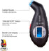 SAFELIFE Digital Tire Pressure Gauge 150 PSI 4 Settings with Backlit LCD and Non-Slip Grip (2package)...