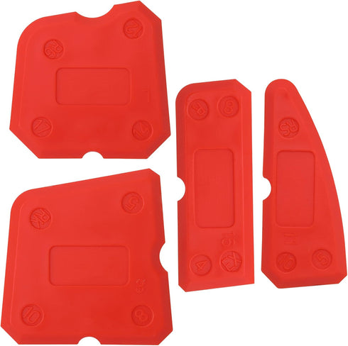 4pcs Sealant Finishing Tools, Silicone Sealant Finishing Kit Caulking Finishing Tool Grout Tools for Kitchen Bathroom Home Floor (4 Shapes)...