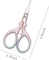3.6 inch Small Precision Scissors, Sewing scissors with leather sheath cover,Small Stainless Steel craft tools,sewing supplies,Needlework Threadin...