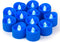12 Pack Blue Tea Light Candles Battery Operated, Flameless Flickering Blue Votive Tealights for Halloween Wedding Party Christmas Decorations...